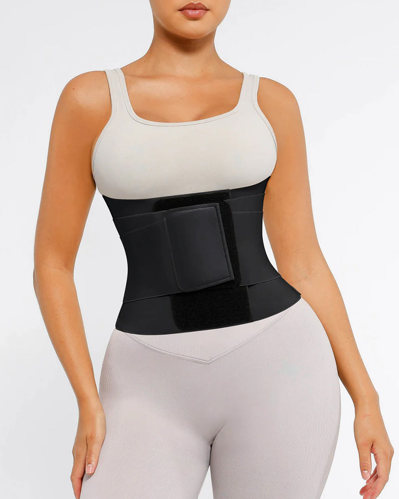 Triple-Wrap Tummy Control Waist Trainer Belt – Sculpt & Cinch with Secure Comfort