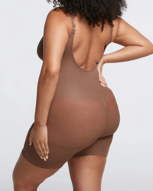 Ultra-Soft All-Day Comfort Mid-Thigh Full Bodysuit