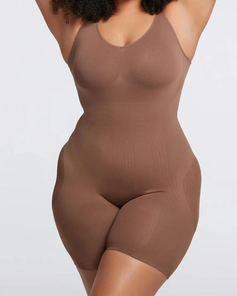 Ultra-Soft All-Day Comfort Mid-Thigh Full Bodysuit