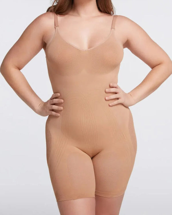 Ultra-Soft All-Day Comfort Mid-Thigh Full Bodysuit