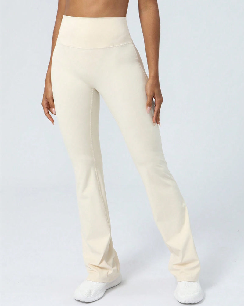 Figure-Flattering High-Waisted Butt-Lifting Flare Leggings for Women