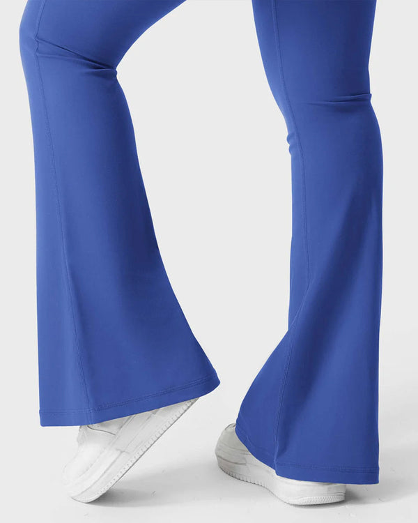 Butt-Lifting Flared Leggings with Pockets
